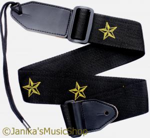 ELECTRIC/ACOUSTIC GUITAR STRAP STAR DESIGN